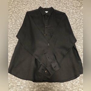 Old Navy long sleeve black button down
